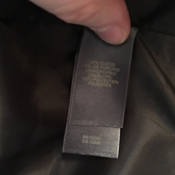 Rich Taupe Suede Jacket - Picture 4 of 6